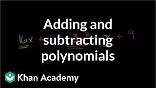 Adding and Subtracting Polynomials 2
