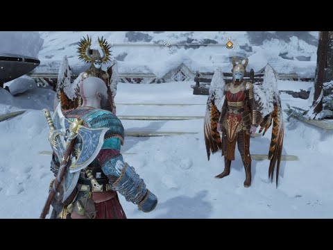 Did A Valkyrie Just Call Kratos Handsome?! - God of War Ragnarök