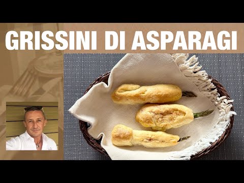 Grissini di asparagi antipasto per Pasqua o Pasquetta di stagione