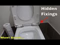 How To Fix A Toilet Seat With Hidden Fixings