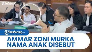 Ammar Zoni Berontak! Tak Terima Nama Anak Disebut di Sidang Kasus Narkoba