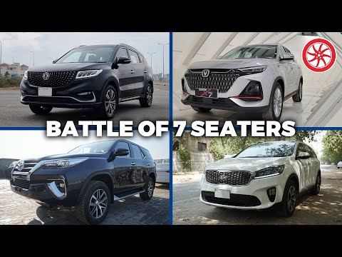 Sorento vs Oshan X7 vs Glory 580 Pro vs Fortuner | SUVs Comparison | PakWheels