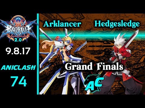 AniClash 74 - Arklancer (Mu) vs Hedgesledge (Ragna) Grand Finals - Blazblue CF 2