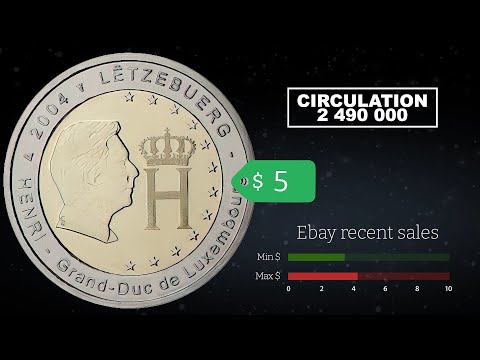 2 Euro 2004 commemorative coin - Luxembourg │ Coin value, mintage, review