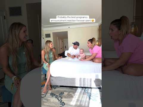Best baby announcement reaction! 😆 #pregnancyannouncement