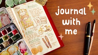 Chatty Journal With Me | An Illustrated Catch-Up Page