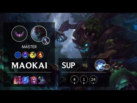 Maokai Support vs Xerath - EUW Master Patch 12.3