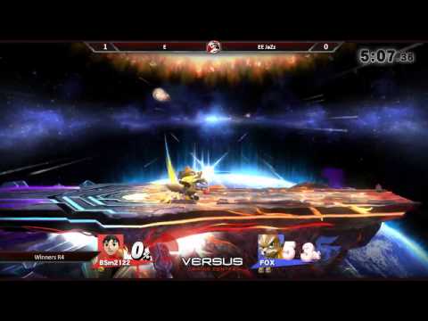 VS EVO Qualifier 5/16/15 - Winners R3 - Jazz (Fox) vs. E (Brawler) - Smash 4