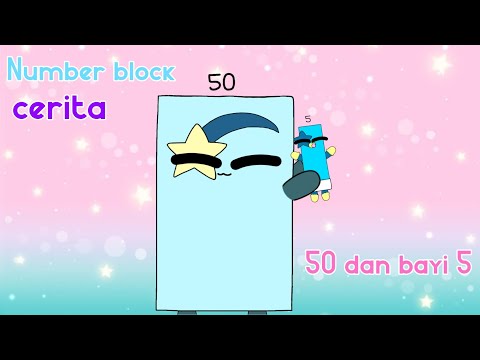 Number block cerita 50 sedang mengasuh bayi 5 🤭♥️