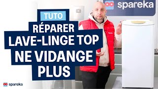 Lave-linge top qui ne vidange plus : toutes les vérifications à faire