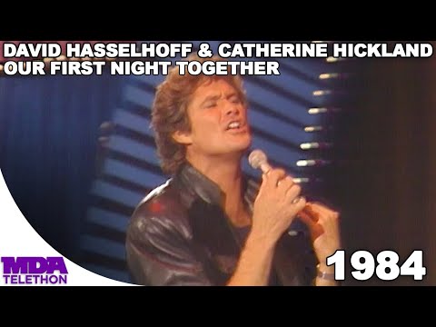 David Hasselhoff & Catherine Hickland - Our First Night Together | 1984 | MDA Telethon