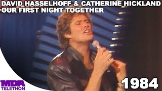 David Hasselhoff &amp; Catherine Hickland - Our First Night Together | 1984 | MDA Telethon