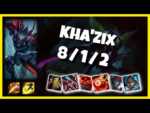 Kha'Zix vs Zac NA Challenger JUNGLE (8/1/2) Gameplay Replay - Patch 10.23