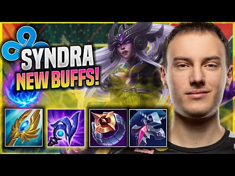 PERKZ TRIES SYNDRA WITH NEW BUFFS! - C9 Perkz Plays Syndra MID vs Xerath! | Patch 11.15