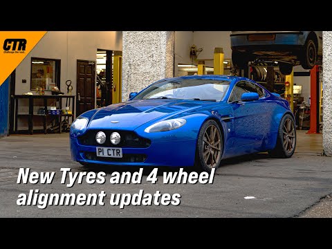 New Michelin Tyres and 4 wheel alignment updates - CTR Vantage
