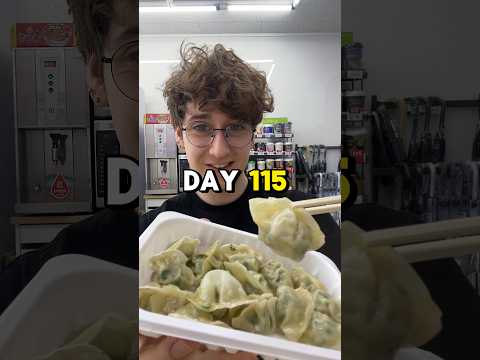 Day 115 of only eating food from a Korean convenience store! #korea #koreanconveniencestore #icecup