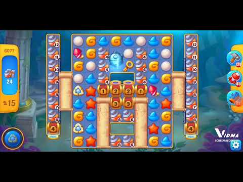 Fishdom. 6077 level no boosters and diamonds