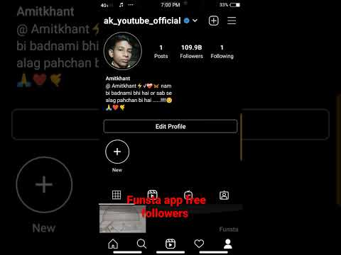 फ्रीर फोलो 😎free followers on instagram but funsta app to please like and comment on subscribe 😎