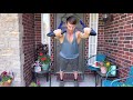 Home Arm Workout suspension and bands