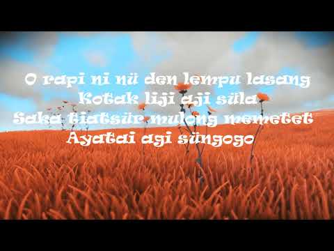 Ao Song-'O Rapi' lyrics video (very popular Ao-Naga love song)