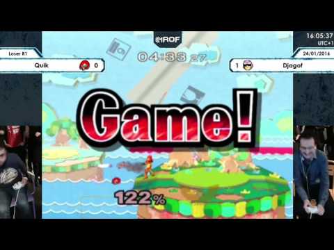 SSBM - Winners Round 2 Solo - Djagof VS Quik - ROF Winter 2016