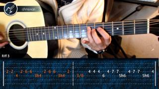 Cómo tocar "La Camisa Negra" de Juanes en Guitarra Acústica (HD) Tutorial Arpegio - Christianvib