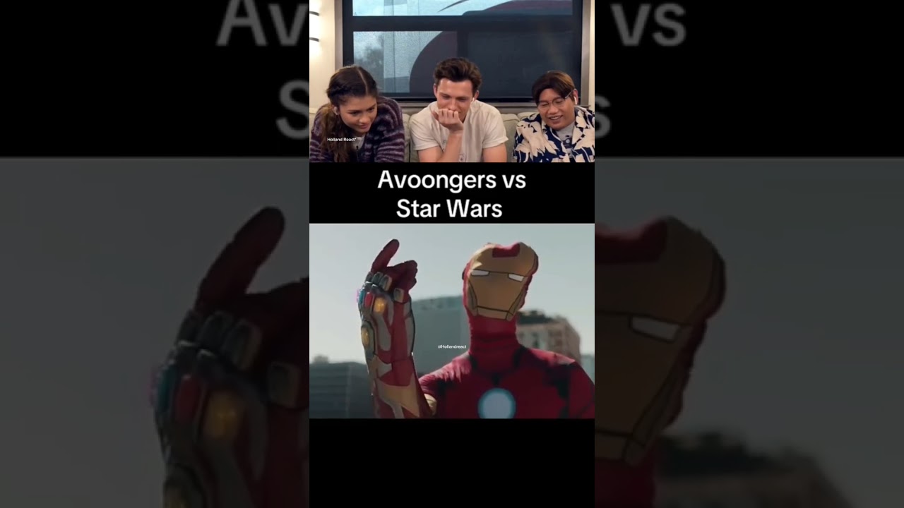 Tom Holland React to Iron Man Meme #tomholland #memes #shorts