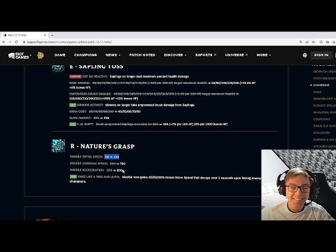 TheBausffs Reacts To Maokai Buffs