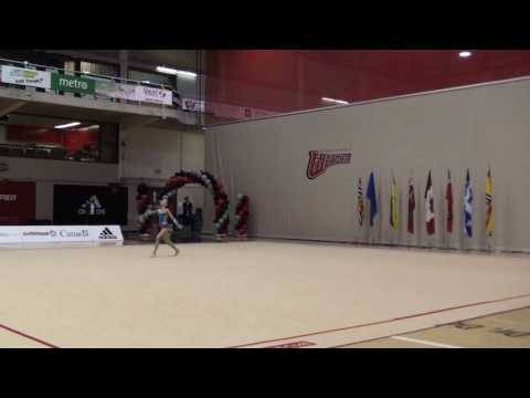 Elizabeth Savchenko Novice Clubs QC 2016 Canadian Championships RG