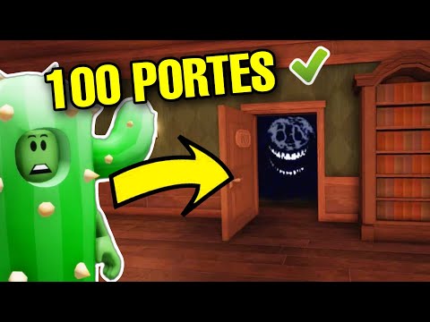 CACTUS OUVRE LES 100 PORTES EN LIVE (DOORS) !! ROBLOX