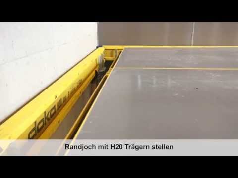 Element-Deckenschalung Dokadek 30 - Ausgleich am Rand (schmal) [DE]