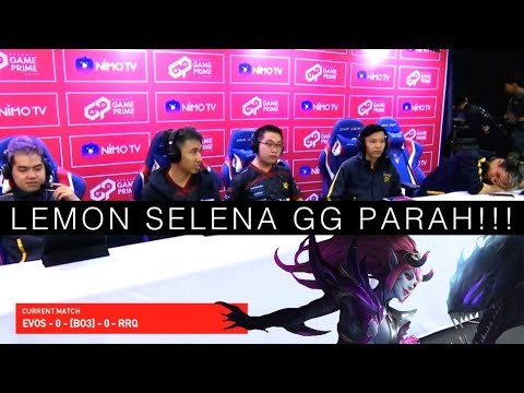 Lemon "Selena" RRQ VS EVOS | BEKRAF Game Prime 2018 Match 1