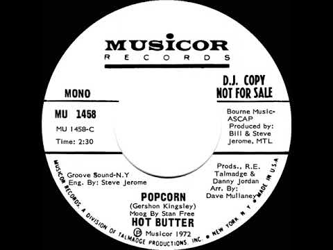 1972 Hot Butter - Popcorn (mono radio promo 45)