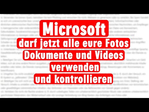 Neuer Microsoft Servicevertrag - MS kontrolliert jetzt alle Daten