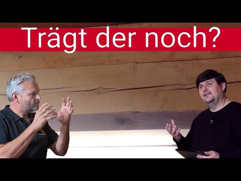 Riss im Dachbalken gefährlich? (Interview Meik Ehrath)