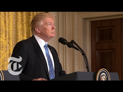 , title : 'President Donald Trump Holds Press Conference | The New York Times'