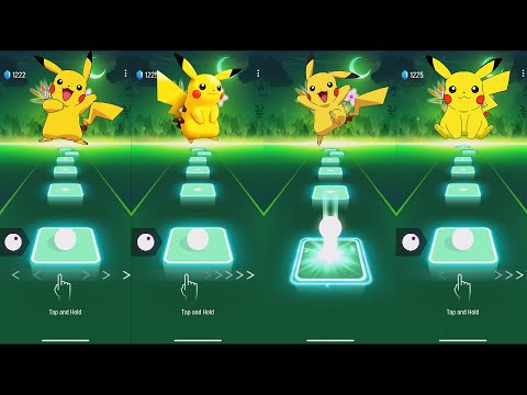 Pikachu vs Pikachu vs Pikachu vs Pikachu - Tiles Hop EDM Rush