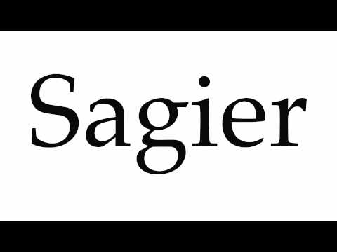 How to Pronounce Sagier