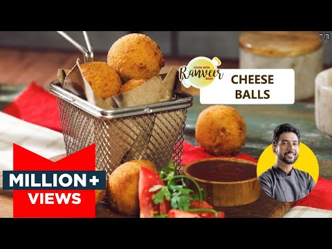 Crispy Cheese Balls (soft centre) | चीज़ बॉल्ज़ | Easy Snack-Cheese balls recipe | Chef Ranveer Brar