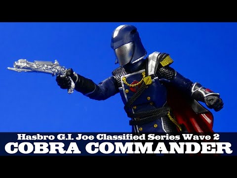 G.I. Joe Cobra Commander Hasbro Classified Series Wave 2 Action Figure Review