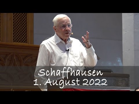 1. August-Rede von Alt-Bundesrat Christoph Blocher am 1.8.2022 in Schaffhausen