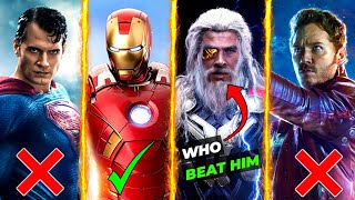 Top 10 Superheroes who can defeat Thor in Hindi || SUPERHERO STUD10S