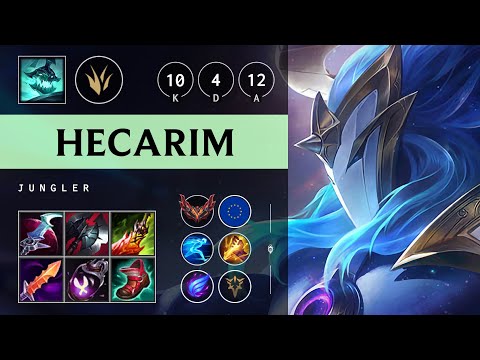 Hecarim Jungle vs Pantheon - EUW Grandmaster Patch 25.10