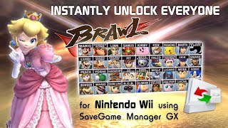 Unlock ALL Super Smash Bros Brawl Characters - SaveGame Manager GX