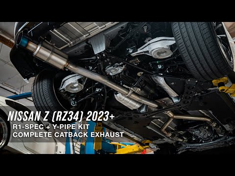 REMARK Nissan Z RZ34 (2023+) R1-Spec (Single Exit) + Y-Pipe Kit Catback Exhaust System