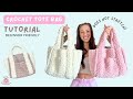 Beginner Tote Bag Crochet Tutorial - Does NOT Stretch - Step-by- Step guide