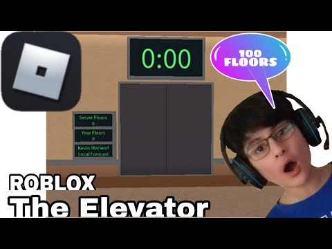 The 100 floor challenge in elevator /ROBLOX