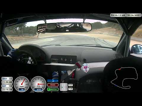 HoD Laguna Seca, May 26 2022, a few laps.