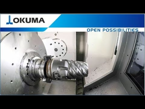 Вертикальный фрезерный пятиосевой обрабатывающий центр с ЧПУ OKUMA MU-8000V-L - Видео c Youtube №2