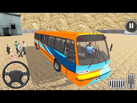 Uphill Offroad Bus Driving Simulator - Unlock New Bus Mountain Drivie Games 3D - Android Gameplay